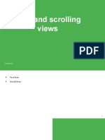 1.3.1 OText and Scrolling Views