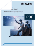 BSBPMG511 Manage Project Scope - Student Workbook v2