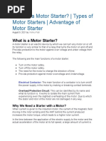 What Is A Motor Starter