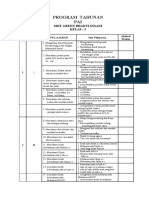 Program Tahunan Kelas 2 Pai