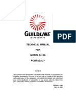 Guildline Salinometer 8410A Technical Manual