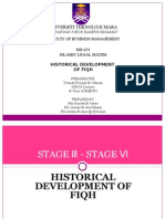 Historical Development of Fiqh Stages