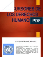 Precursores de Los Derechos Humanos.