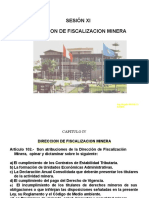 Semana 11. Dirección de Fiscalización Minera.