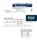 MLESF Summary Matrix Form JHS V3.7