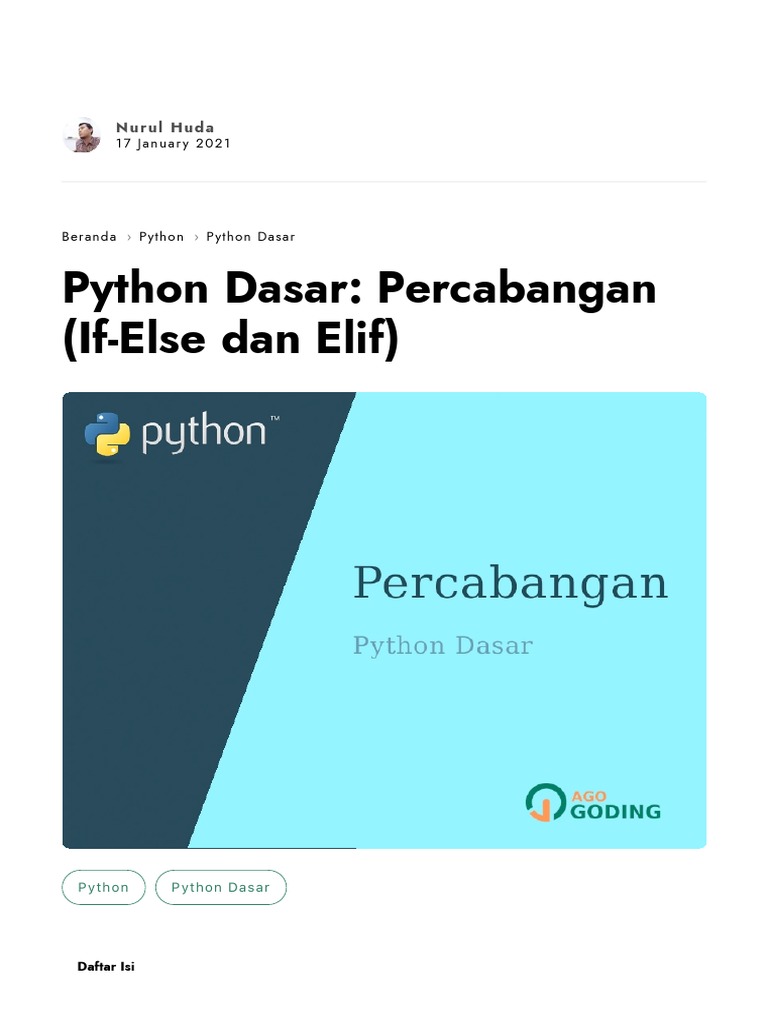 Percabangan | PDF