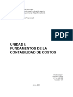 Fundamentos de la contabilidad de costos