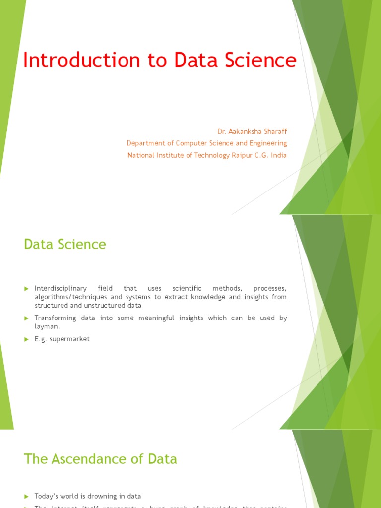 DataScience Unit1 (+notes) | PDF | Machine Learning | Probability ...