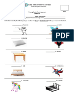 Mary Immaculate Academy:: Grade and Section: Date: Parent's/Guardian's Signature