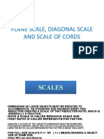 Plane Scale, Diagonal Scale and Scale of Cords