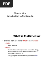 Chapter One Introduction To Multimedia