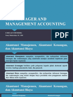 Materi 1 - The Manager and Management Accounting