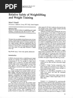 1994 - Relative Safety of Weightlifting and Weight Training