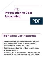 Introduction To Cost Accounting