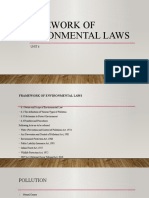Framework of Environmental Laws: Unit 6