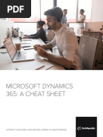 Microsoft Dynamics 365: A Cheat Sheet