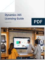 Dynamics 365 Licensing Guide Aug 2021