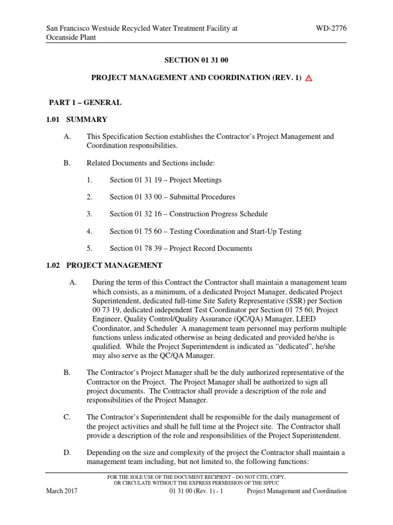 Contractor Project Management Guide | PDF | General Contractor ...