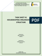 Housekeeping department charts