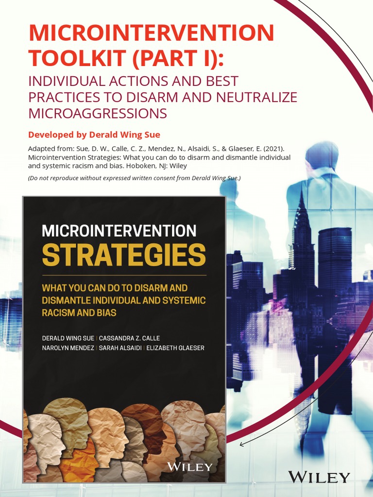 Microintervention Toolkit for Bias | PDF | Community | Justice