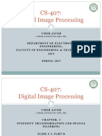 CS-407 Digital Image Processing Chapter: Spatial Filtering