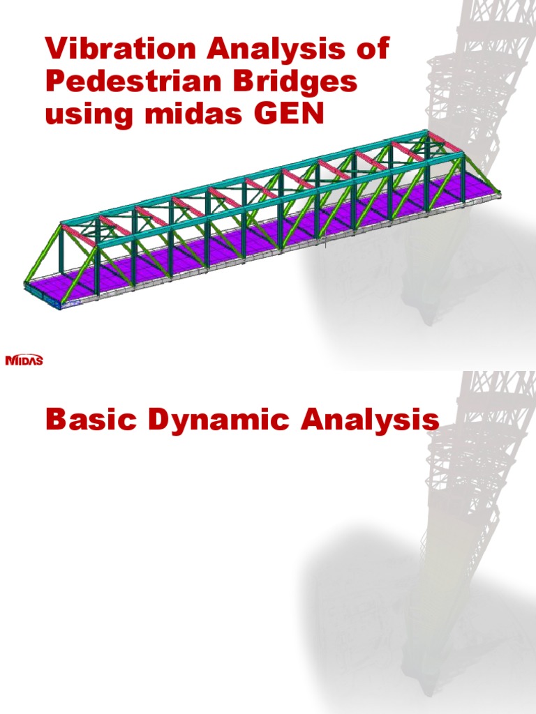Vibration Analysis of Pedestrian Bridges | PDF | Mechanics | Oscillation