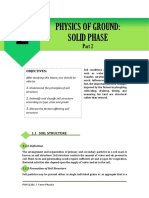 Physics of Ground: Solid Phase: Objectives