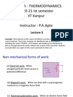Eso201A: Thermodynamics 2020-21 Ist Semester IIT Kanpur Instructor: P.A.Apte