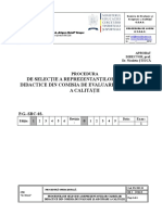 PROCEDURA Selectie Membri CEAC