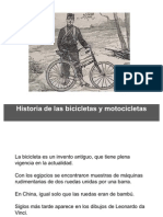 Historia de las  bicicletas y motocicletas