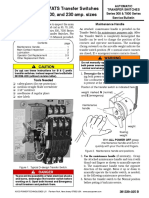 Automatic Transfer Switch Maintenance Guide