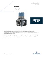 370XA Chromatograph Data Sheet