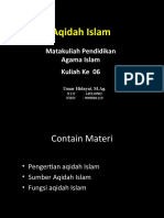06 Uts Aqidah Islam