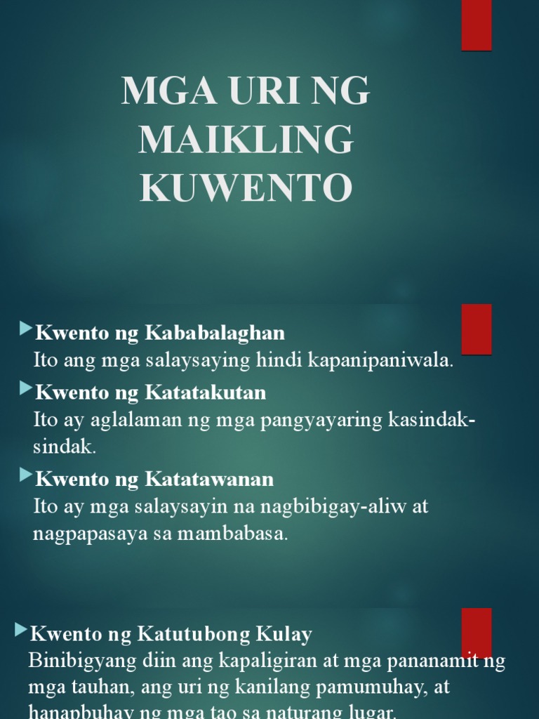 Maikling Kwentong Kababalaghan Tagalog Mai…