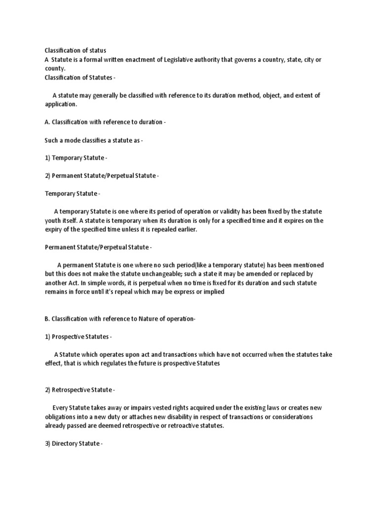 Interpretation of Statutes PDF Plain Meaning Rule Statutory