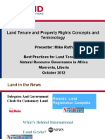 USAID_Land_Tenure_2012_Liberia_Course_Module_1_Concepts_and_Definitions_Roth