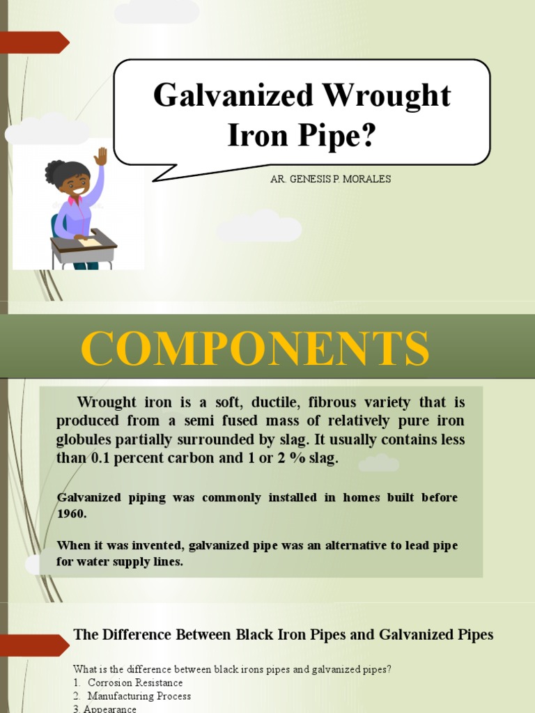 Wrought IronPipe PDF Galvanization Corrosion