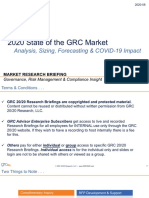 2020 08 State of The GRC Market