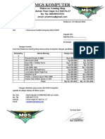 Invoice Komputer MGS Komp Ryzen 3 1