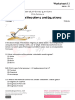 (Worksheet 1.1) - (Chemical Reactions and Equations)
