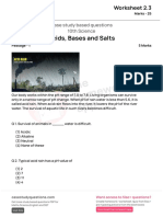 (Worksheet 2.3) - (Acids Bases and Salts)
