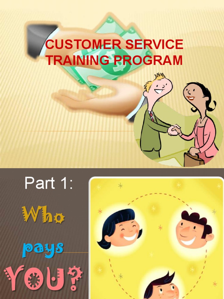 Customer Service Training Program PDF Communication Nonverbal Communication