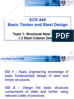 1.3 Steel Column Design