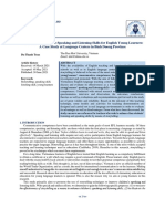 Storytelling To Enhance Speaking and Listening Skills For English Young Learners: A Case Study at Language Centers in Binh Duong Province