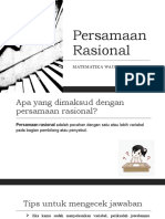 Persamaan Rasional