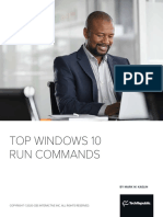 Top Windows 10 Run Commands: by Mark W. Kaelin