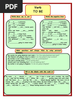 Verb To Be: Write Down Am, Is, Are Write The Negative Form