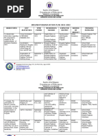 Brigada Pagbasa Action Plan Pdf Learning Behavior Modification