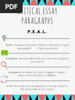 PEAL Paragraphs