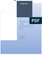 Project HR AND Communicati ON: Assignment